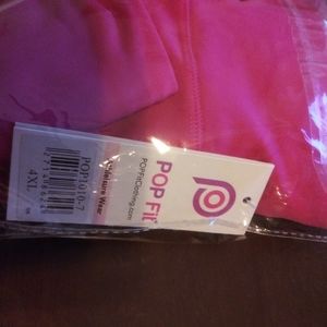 Hot Pink PopFit Jane Legging 4X